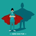 Surgeon Medical doctor heroe cape