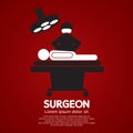 Surgeon Operate On Patient Sign