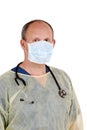 Surgeon ready for minor surgery Royalty Free Stock Photo