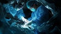 Surgeon Using Robotic Arms for Minimally Invasive Procedure