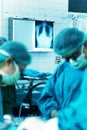 Surgeons in operative room