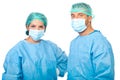 Surgeons team ready for operation