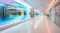 surgery corridor hospital building Royalty Free Stock Photo