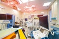 Surgery emergency ward. Modern hospital operating room with new equipment. Royalty Free Stock Photo