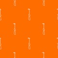 Surgery hook pattern vector orange Royalty Free Stock Photo