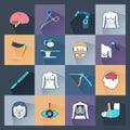 Surgery Icons Flat