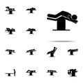 surgery, jackknife icon. surgical icons universal set for web and mobile