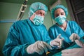 Surgery Team Operating