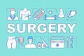 Surgery word concepts banner