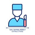 Surgical care pixel perfect RGB color icon