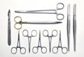 Surgical instrument set Royalty Free Stock Photo