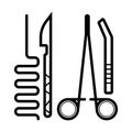 Surgical instruments icon