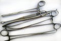 Surgical Instruments Isolated on the White Background