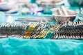 Surgical instruments for open heart surgery Royalty Free Stock Photo