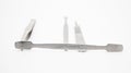 Surgical instruments set on a white background Royalty Free Stock Photo