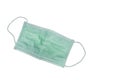 Surgical mask for protect your life from COVID19(with clipping path Royalty Free Stock Photo