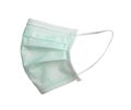 Surgical mask protection for coronavirus isolated on a white background with clipping path, side view Royalty Free Stock Photo