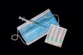 Surgical mask, syringe, needles and hand disinfection