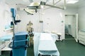 Surgical room with medical equipment for liposuction operation