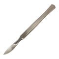 Surgical scalpel , abdominal all-metal reusable for multiple use. Medical instrument for dissecting soft tissues and