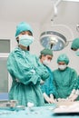 Surgical team Royalty Free Stock Photo