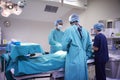 Surgical Team Working On Patient In Hospital Operating Theatre Royalty Free Stock Photo