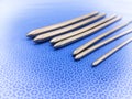 Surgical Urethral Dilators In Different Size Royalty Free Stock Photo