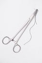 surgicall tool ,needle holder Royalty Free Stock Photo