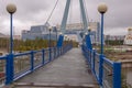 Surgut, Russia, 12 Griboyedov Street, May 11, 2022. Modern building of the Surgut Music and Drama Theater