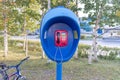 SURGUT, RUSSIA - SEPTEMBER 7, 2018: pay phone