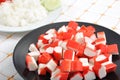 Surimi - crab fingers Royalty Free Stock Photo
