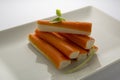 Surimi or crab sticks Royalty Free Stock Photo