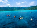 Snorkeling in Mu Koh Surin or Surin Island, Thailand : March 2019