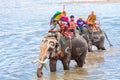 SURIN, THAILAND - MAY 16: Traditional parade to the river as an