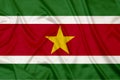 Suriname Country Silk flag