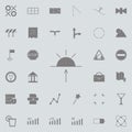 Surise icon. web icons universal set for web and mobile