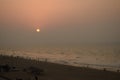 surise at puri sea beach