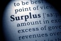 Definition of the word surplus