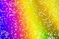 a surprise celebrate glowing particles holiday rainbow birthday blur motion shiny sparkle gold festive party bokeh magic Royalty Free Stock Photo