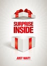 Surprise Inside Royalty Free Stock Photo