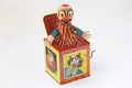 Surprise music box toy Royalty Free Stock Photo