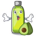 Surprised avocado oil in the bottol cartoons