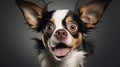 Surprised Chihuahua Dog In Dynamic Cinema4d Rendered Style