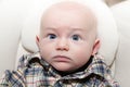 Surprised Chubby Baby Royalty Free Stock Photo