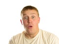 Surprised man Royalty Free Stock Photo