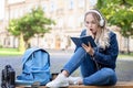 Student doing homework Royalty Free Stock Photo