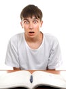 Surprised and Shocked Student Royalty Free Stock Photo