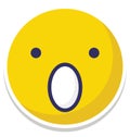 surprised, stare emoticon Vector Isolated Icon which can easily modify or edit surprised, stare emoticon Vector Isolated Icon whi