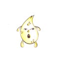 Surprised yellow blob