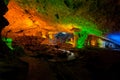 Surprising Cave Interior, Halong Bay Royalty Free Stock Photo